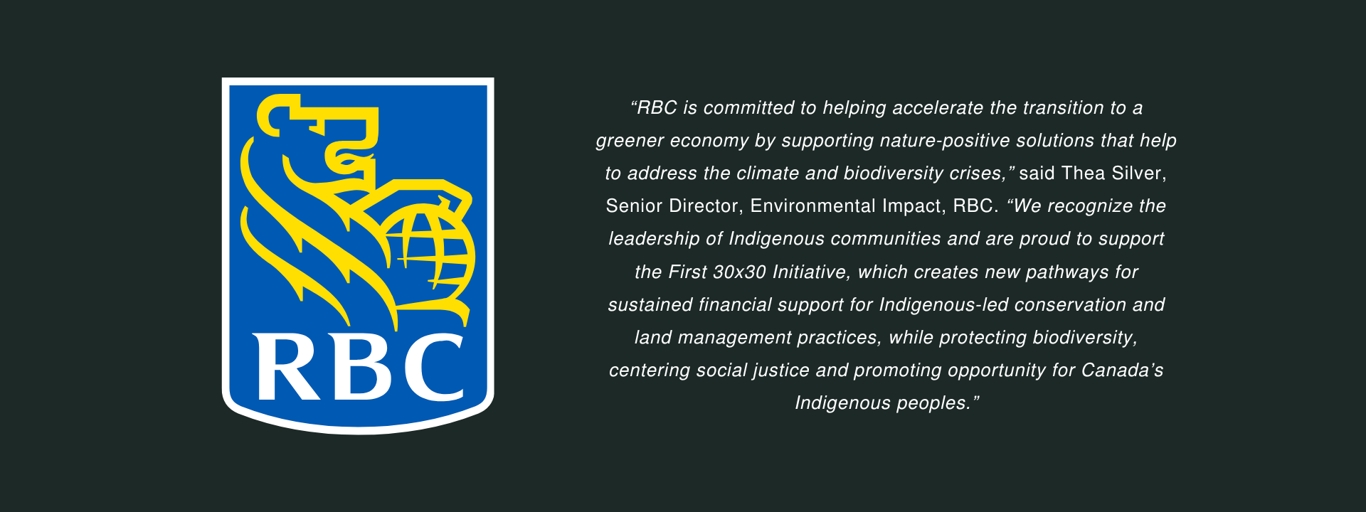 First 30x30 is supported in part by RBC (1)